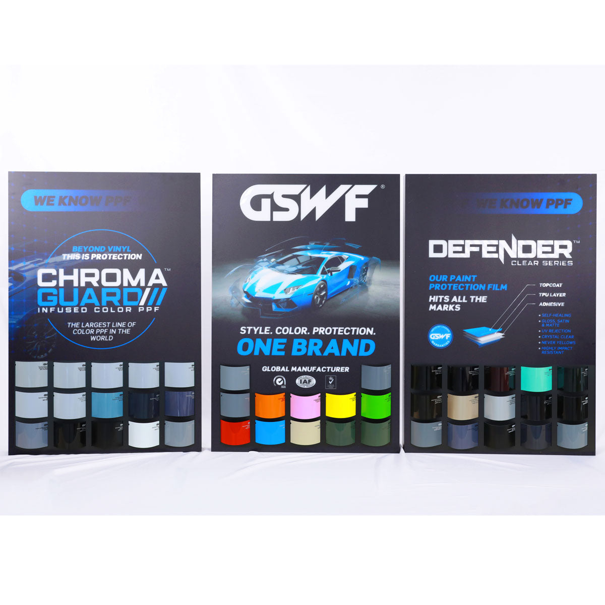 GSWF PPF Swatch Wall