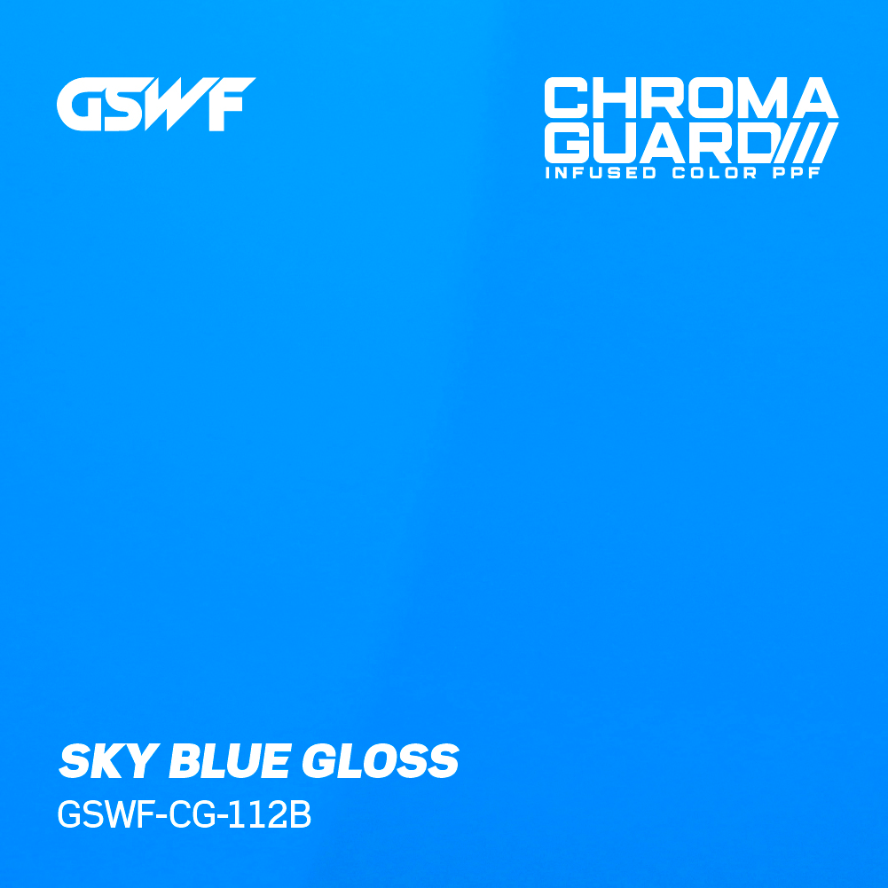 sky blue gloss